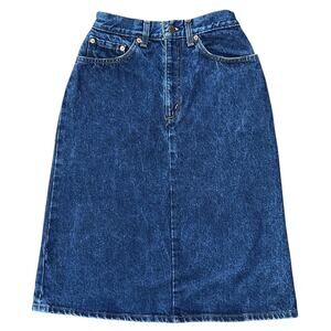 Levi's Vintage A-line High-Waist Cotton Denim Skirt 26X25